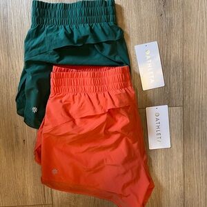 Athleta Mesh Shorts Size M Set